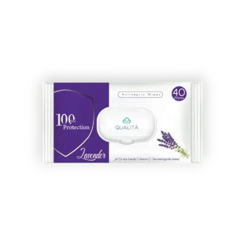 QUALITA WIPES LAVENDER 40 WIPES 151