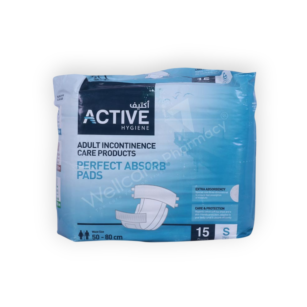 ACTIVE PERFECT ABSORB (S) (50-80) 15 DIAPER