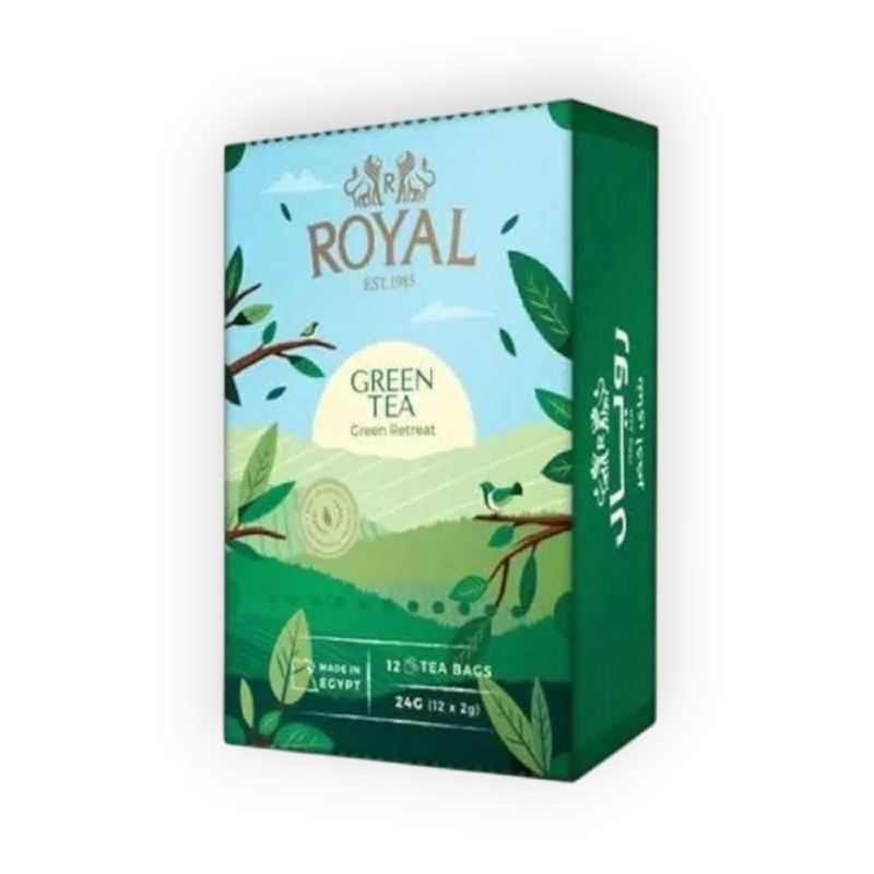 ROYAL 12 BAGS GREEN TEA شاى اخضر