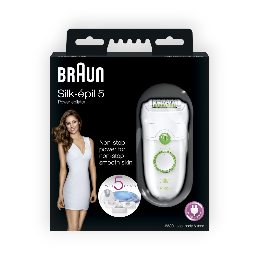 BRAUN SILK EPIL 5 POWER EPILATOR 5580