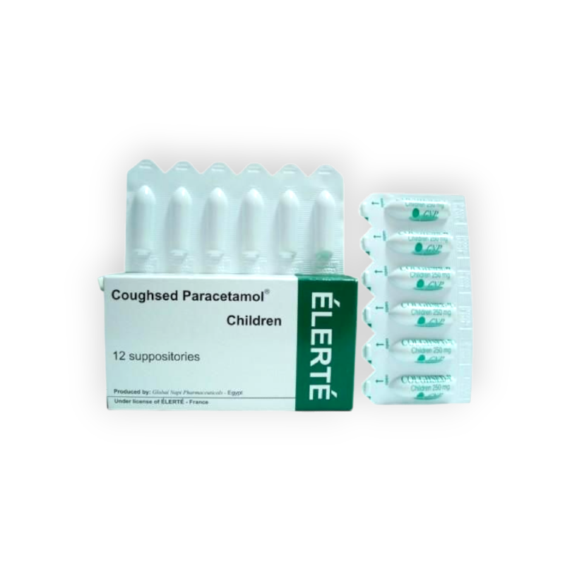 COUGHSED CHILD 12 SUPPOSITORIES