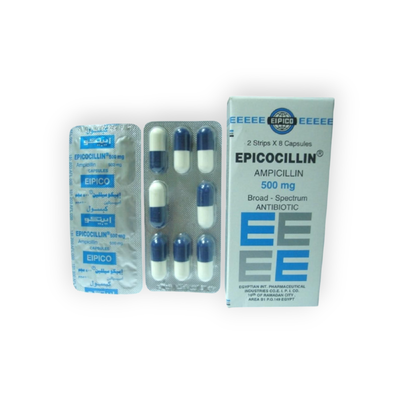 EPICOCILLIN  500 MG  16 CAPSULES