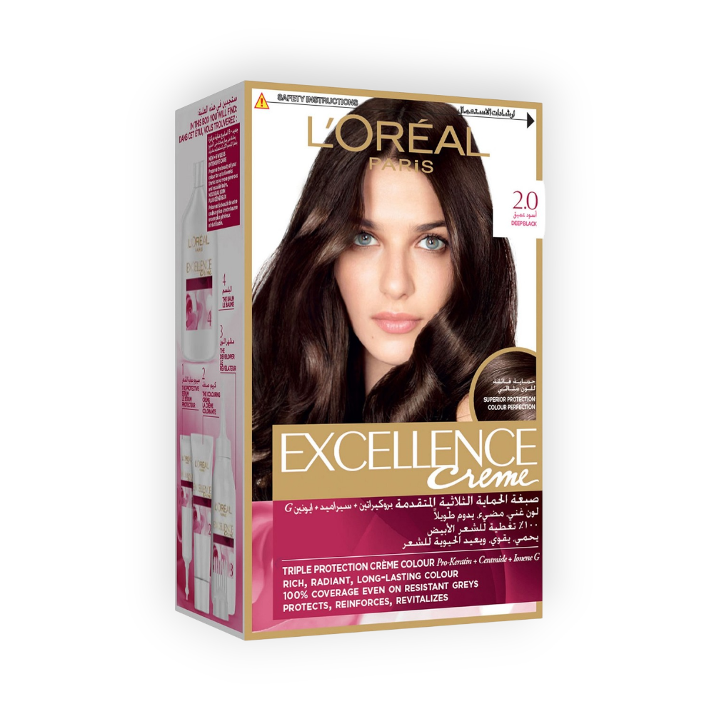 LOREAL EXCELLENCE CERAM DEEP BLACK 2.0   DISCOUNT.15%