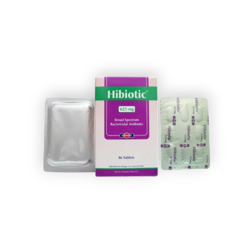 HIBIOTIC 625 MG 16 TABLET