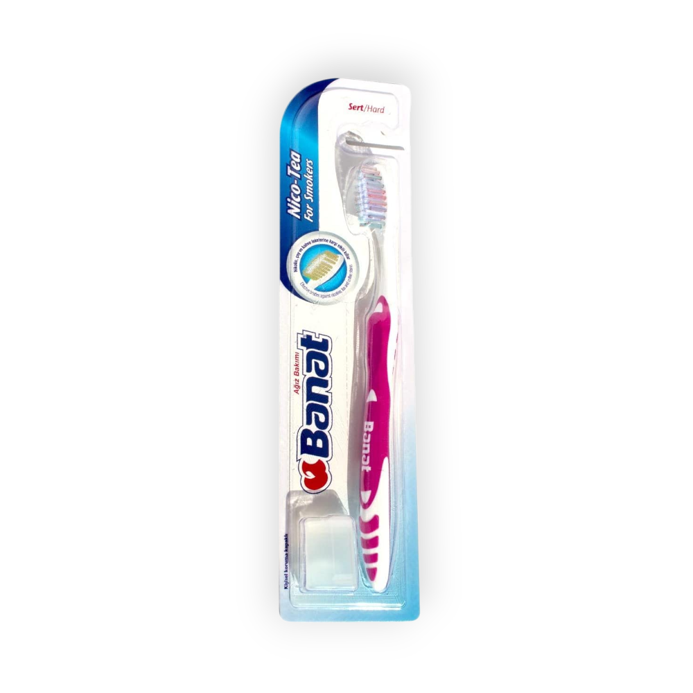 BANAT TOOTH BRUSH F SMOKERS HARD