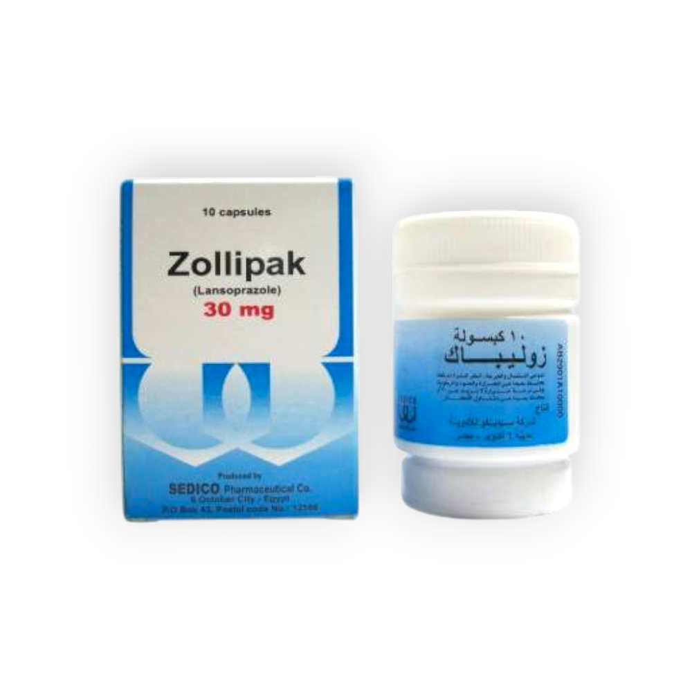 ZOLLIPAK 30 MG 10 CAPSULES