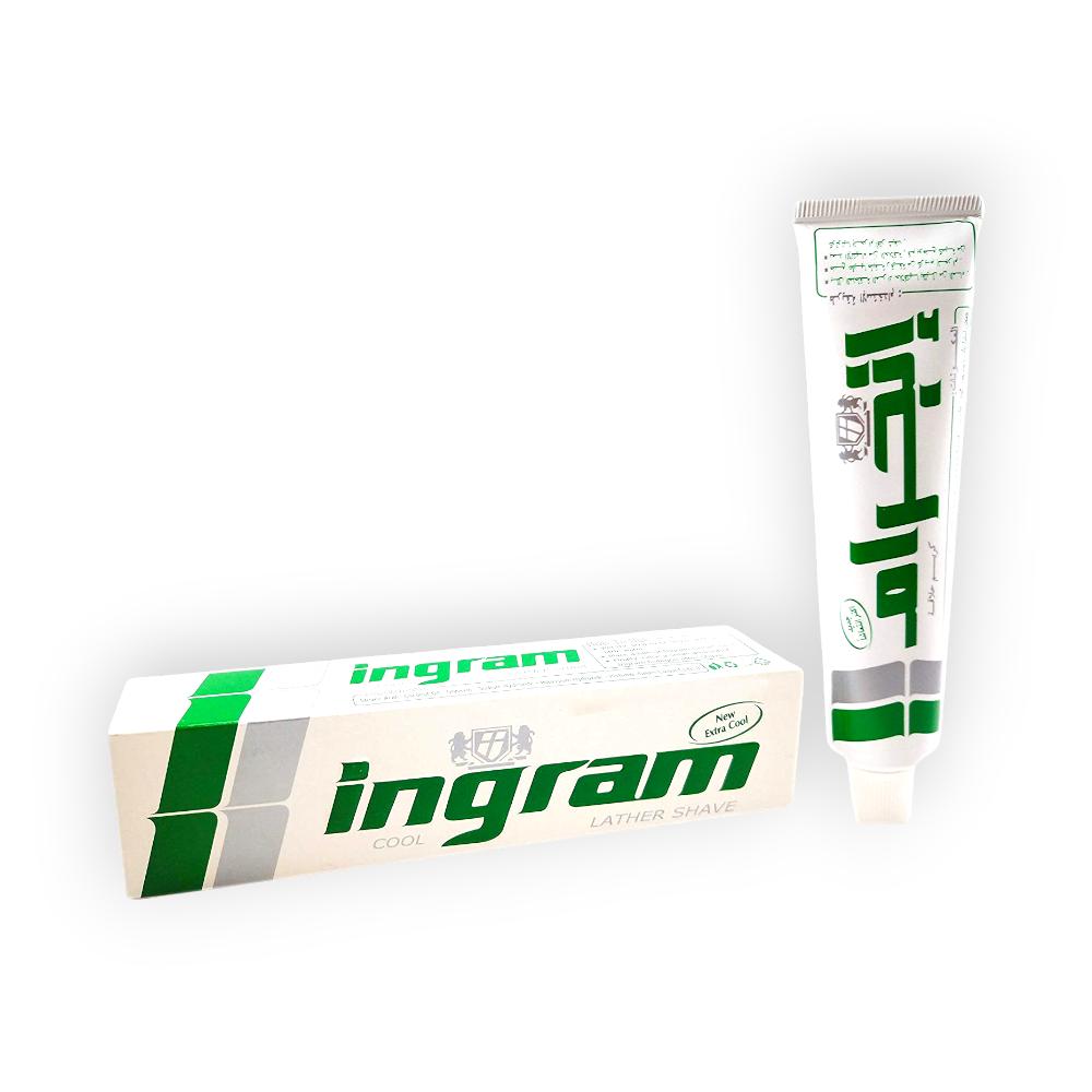 INGRAM COOL LATHER SHAVE 60 GM (GREEN)