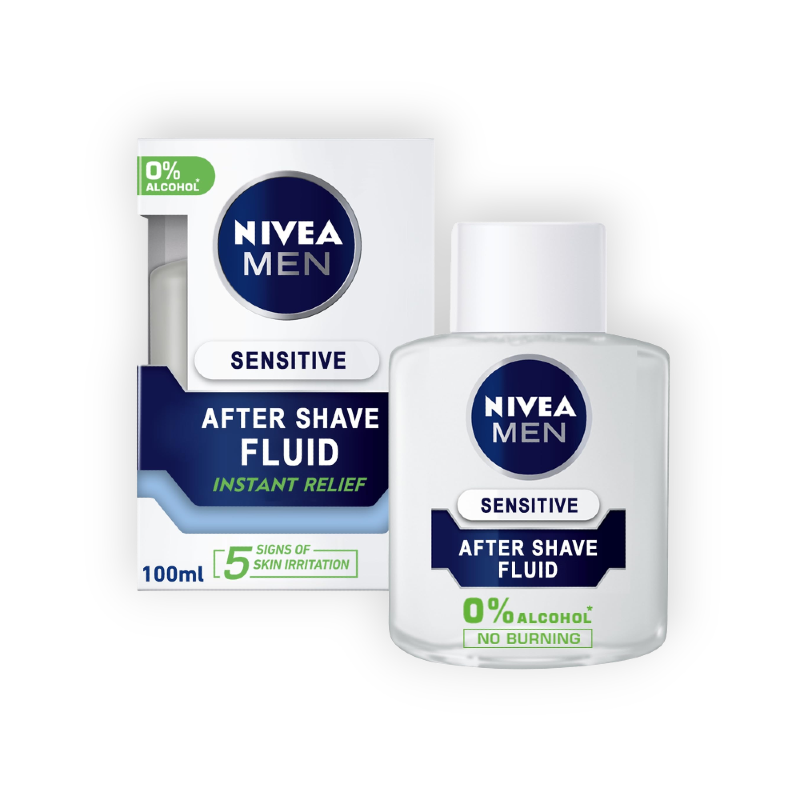 NIVEA AFTER SHAVE FLUID (SENSITIVE SKIN) 100ML