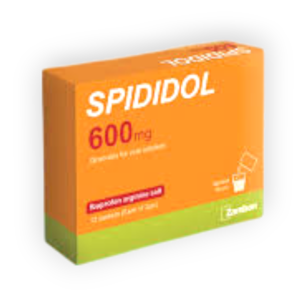 SPIDIDOL 600 MG 12 SACHET