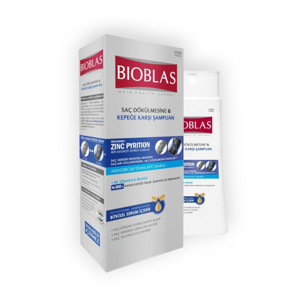 BIOBLAS SHAMPOO ANTI DANDRUFF ZINC PYRITHIONE 360 ML