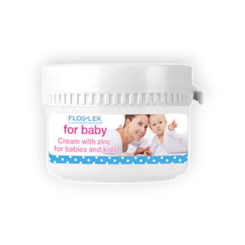 FLOS LEK CREAM WITH ZINC FOR BABIES AND KIDS 50ML