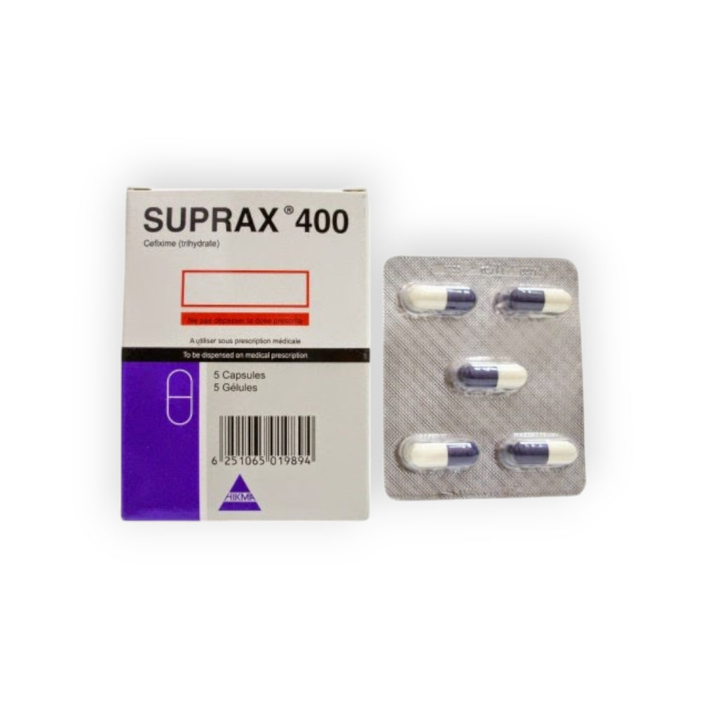 SUPRAX 400 MG 5 CAPSULES