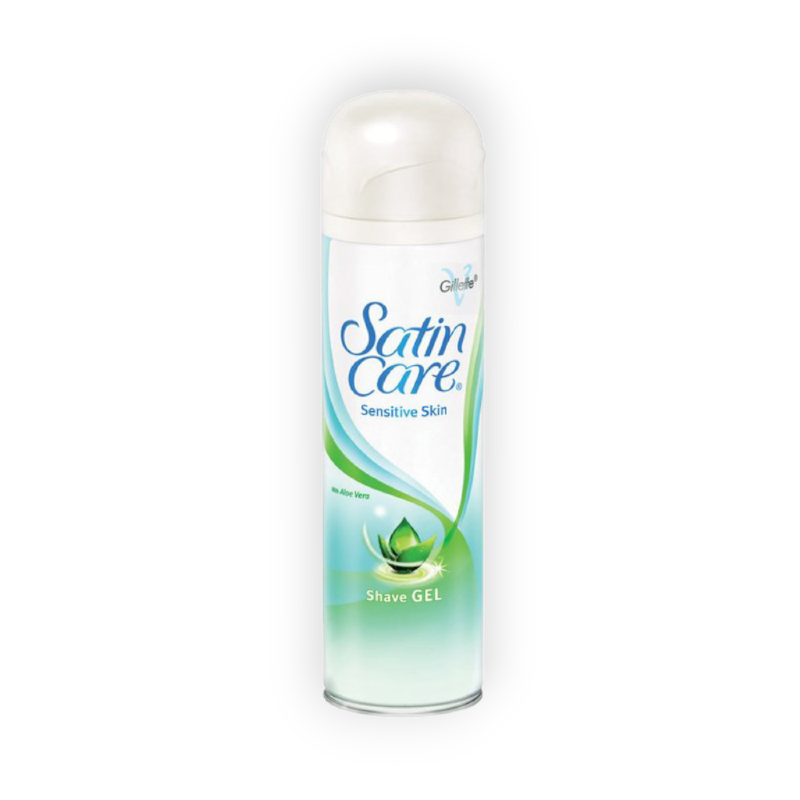 GILLETTE SATIN CARE SHAVE GEL FOR WOMEN200 ML sensitive skin