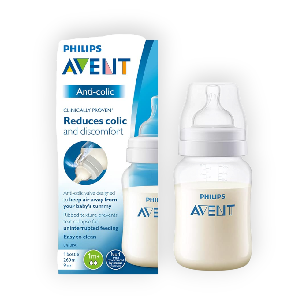 AVENT ANTI-COLIC FEEDIN BOTTLE +1MONTH 260 ML453