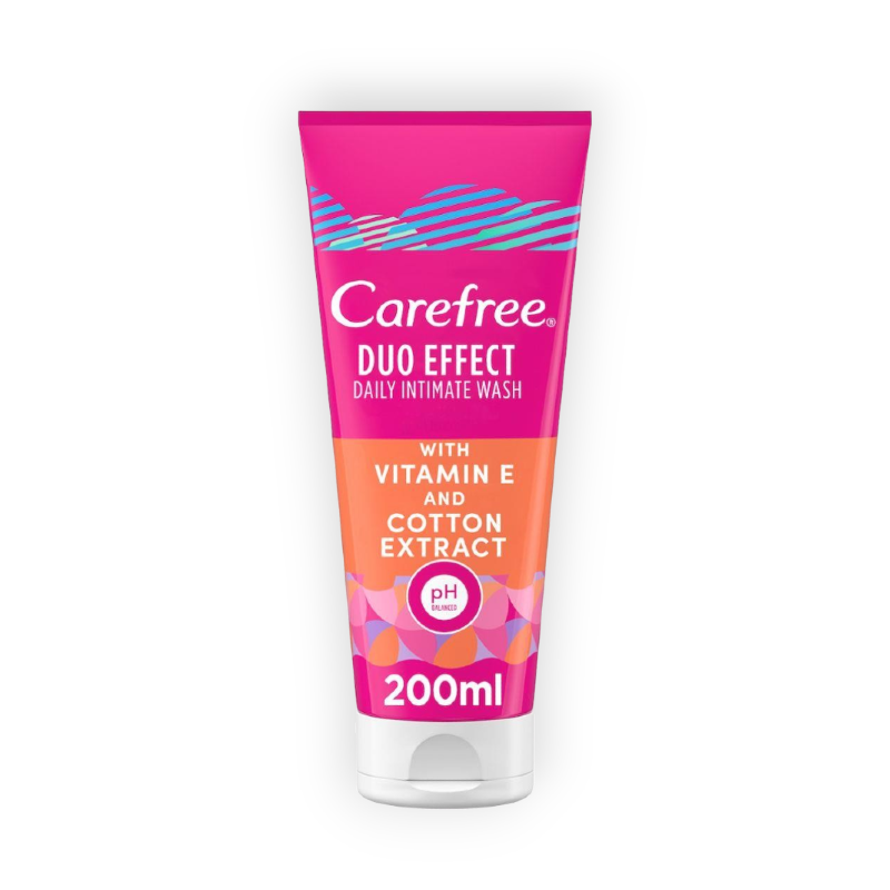 CARE FREE INTIMATE WASH WITH VITAMIN E&COTTON.EX200M