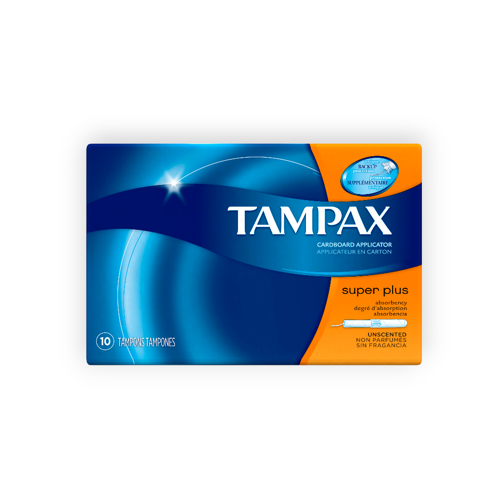 TAMPAX. SUPER PLUS 10 TAMPONS