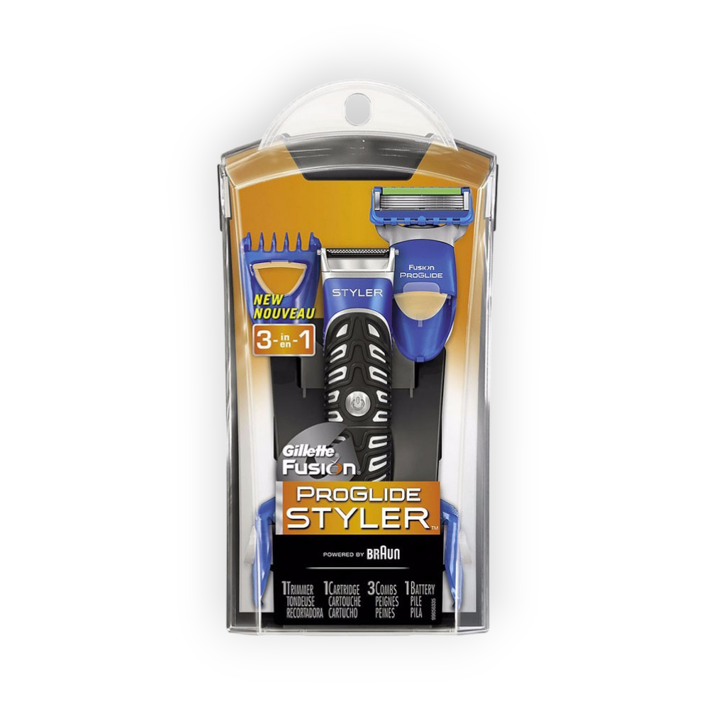 GILLETTE FUSION PROGLIDE STYLER MACHINE 3*1