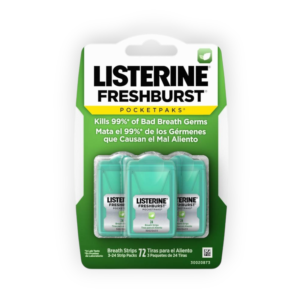 LISTERINE FRESHBURST BREATH STRIPS 24STRIPS