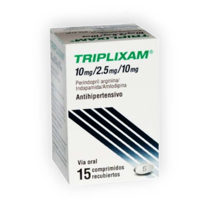 TRIPLIXAM 10MG/2.5MG/10MG 15 TABLET