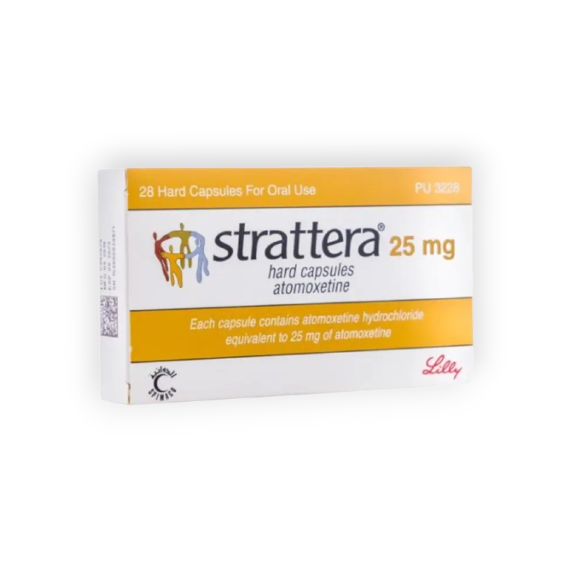 STRATTERA 25 MG 28 CAPSULES
