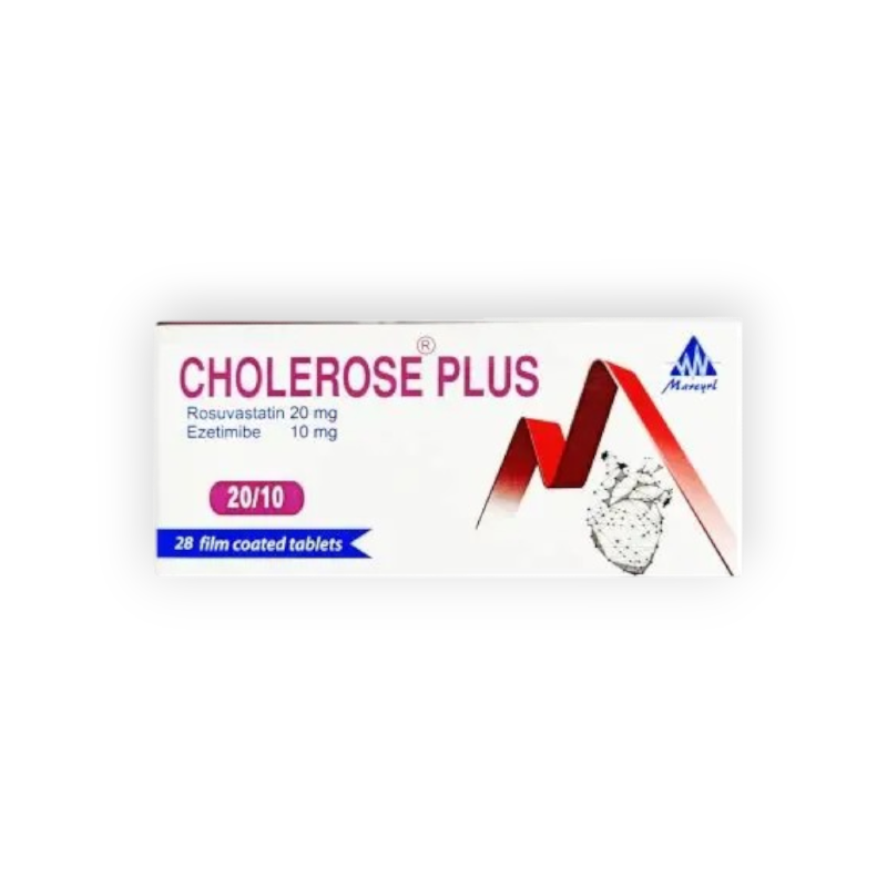 CHOLEROSE PLUS 20/10MG 14TABLET