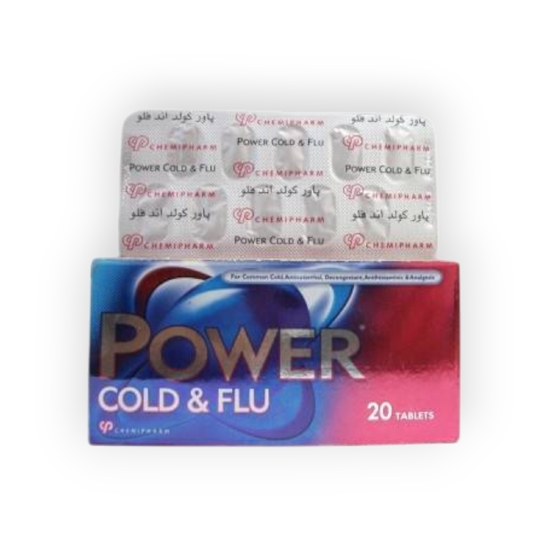 POWER COLD & FLU  20 TABLET