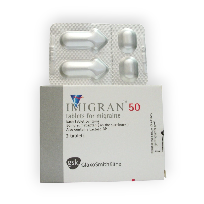IMIGRAN 50 MG 2 TABLET