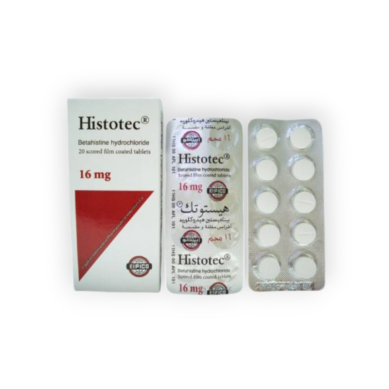 HISTOTEC 16 MG 20 TABLET