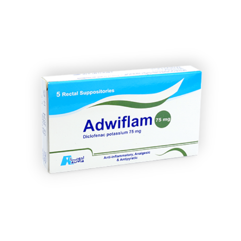 ADWIFLAM  75 MG 5 SUPPOSITORIES