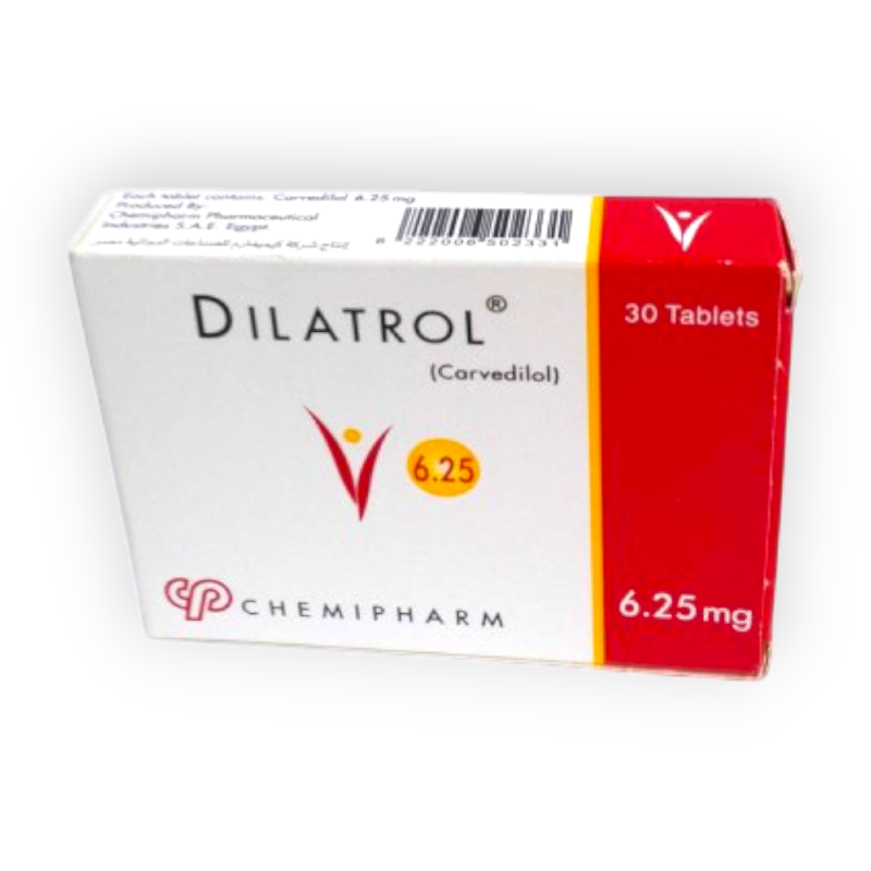 DILATROL 6.25 MG 30 TABLET