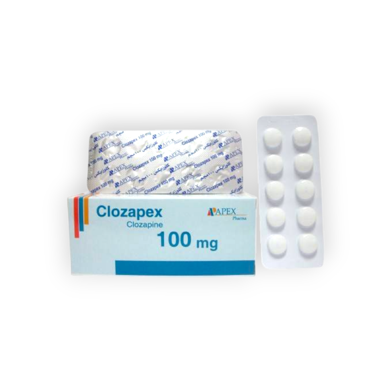 CLOZAPEX 100 MG 50 TABLET
