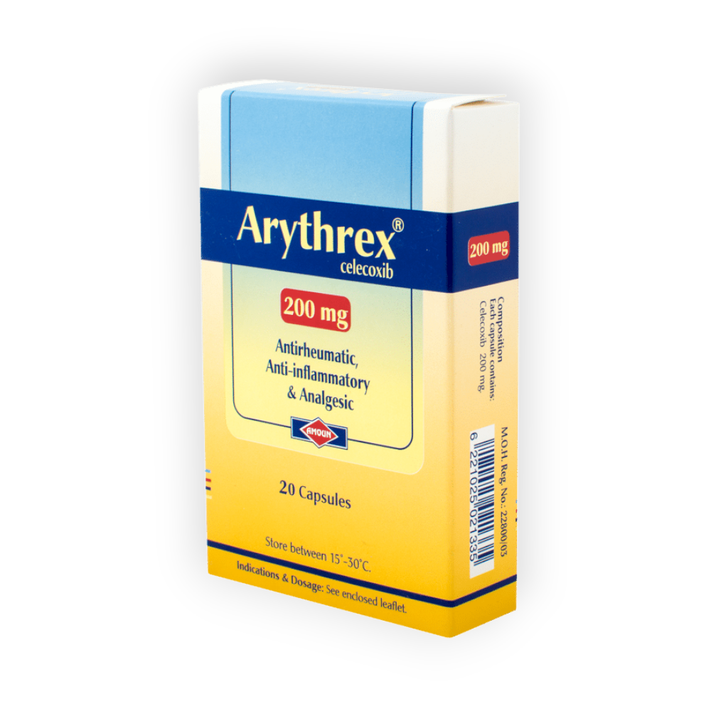 ARYTHREX 200 MG  20 CAPSULES