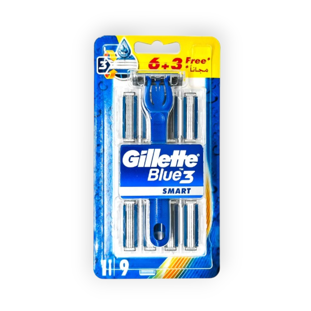 GILLETTE BLUE 3 SMART 1 MACHINE (6+3 PLADE)