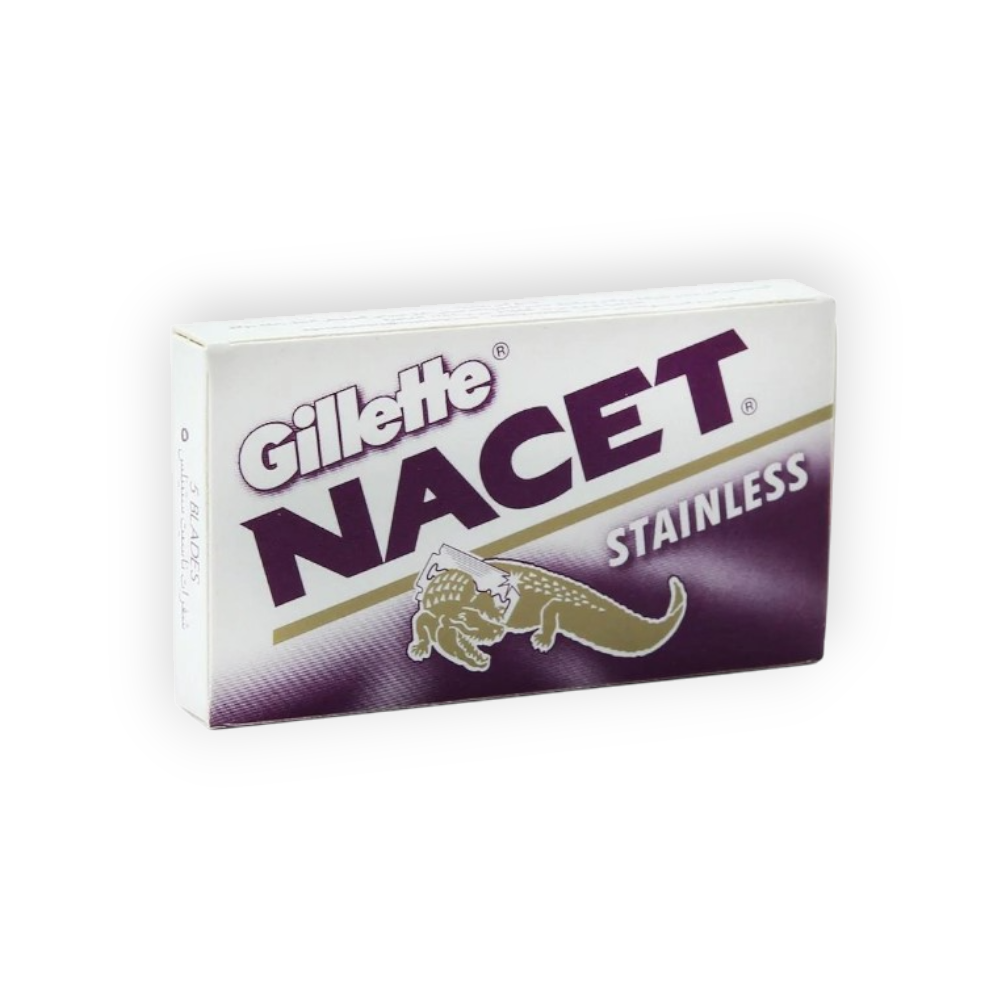 GILLETTE NACET STAINLESS 5  Piece 