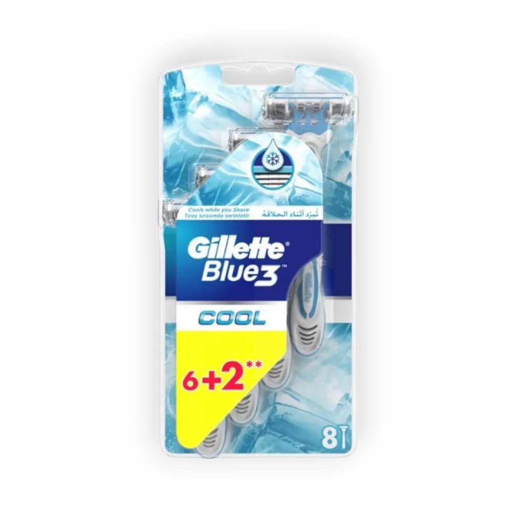 GILLETTE BLUE 3 COOL 6+2 MACHINE NEW