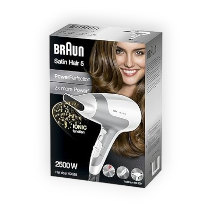 BRAUN SATIN HAIR 5 HAIR DRYER HD 580
