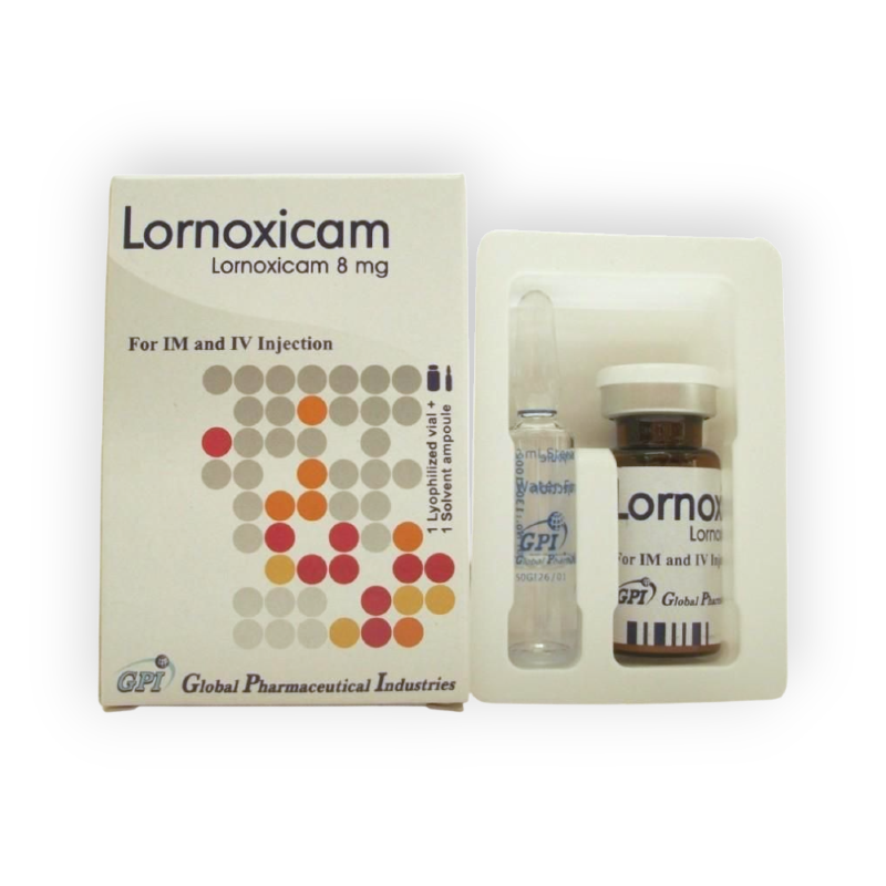 LORNOXICAM  8 MG  IM / IV  VIAL