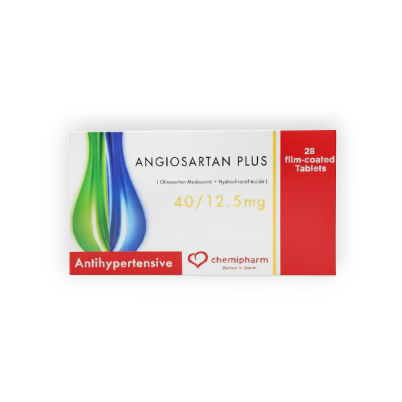 ANGIOSARTAN PLUS 40 MG/12.5 MG 28 TABLET