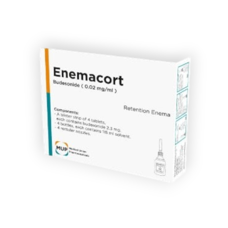 ENEMACORT 4 TAB + 4 SOLUTION 115 ML