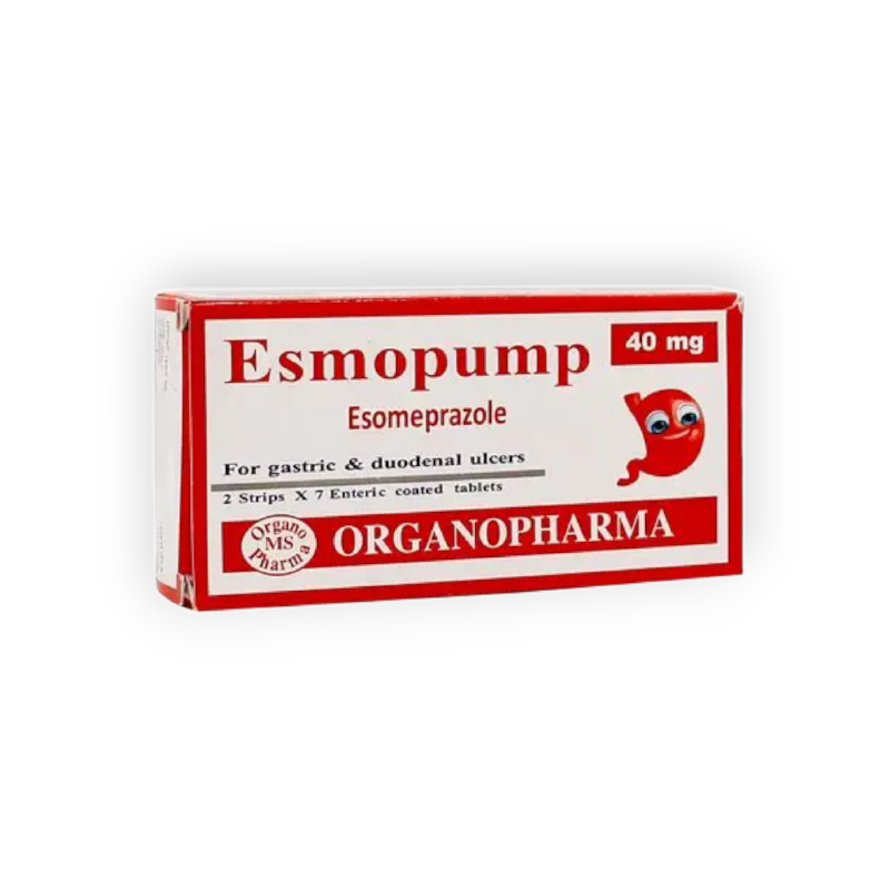 ESMOPUMP 20 MG 14 TABLET