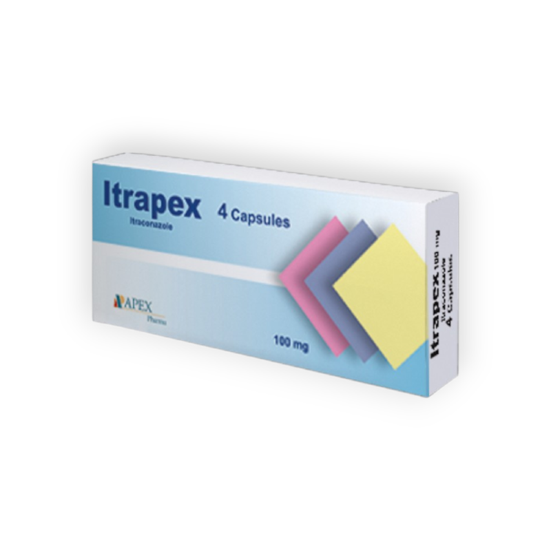 ITRAPEX 100 MG 4 CAPSULES