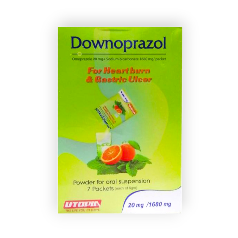 DOWNOPRAZOL 20MG 7PACKET