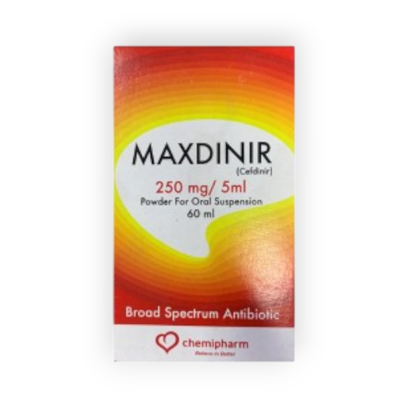 MAXDINIR 250 MG SUSPENSION