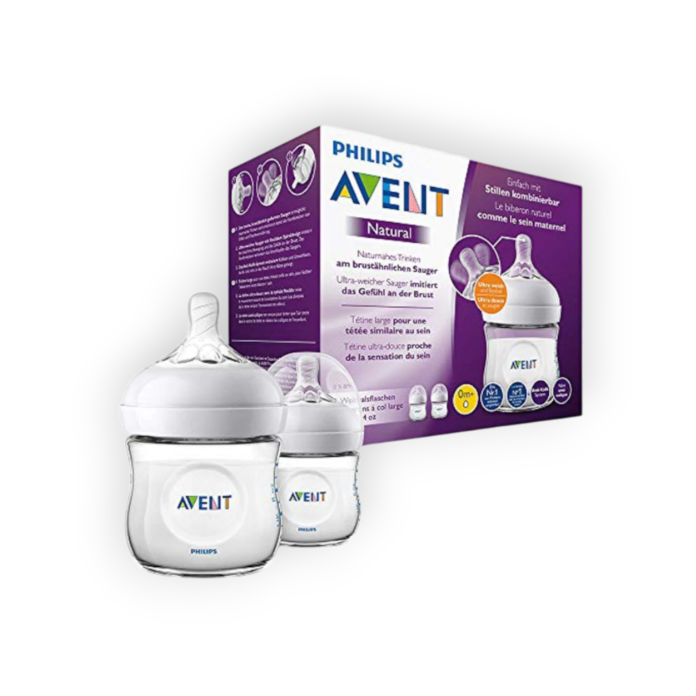 AVENT NATURAL 125ML+0Month  2BIBERON