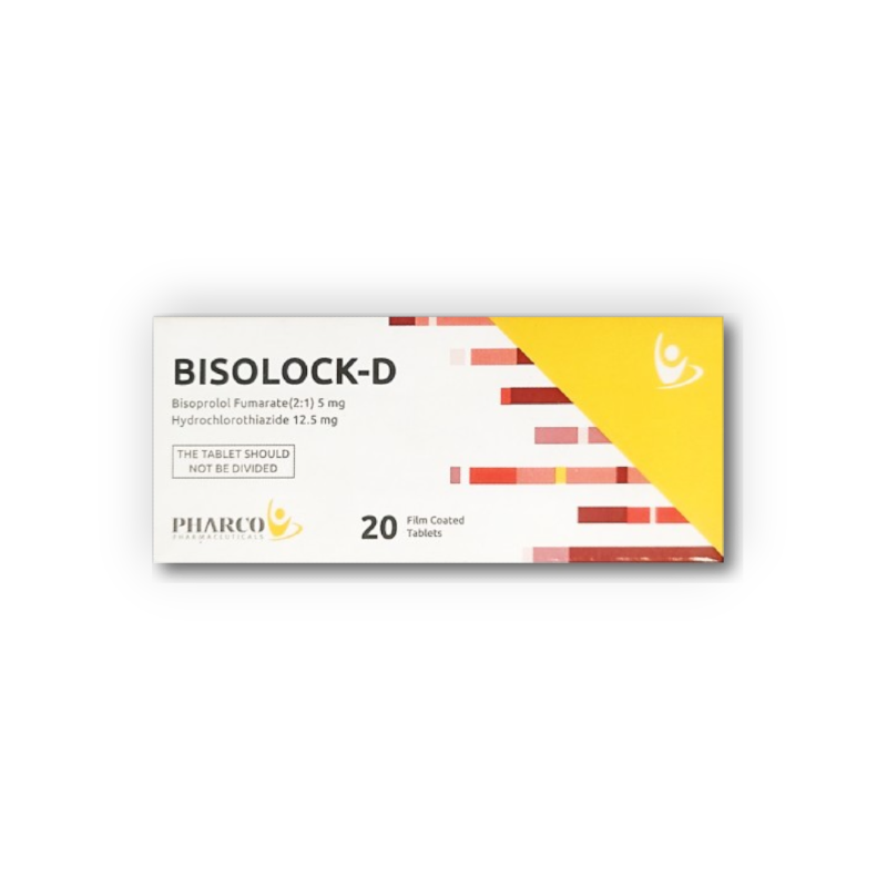 BISOLOCK-D  5/12.5 MG 20 TABLET