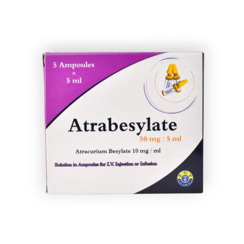 ATRABESYLATE 50 MG / 5 ML 5 AMPULES