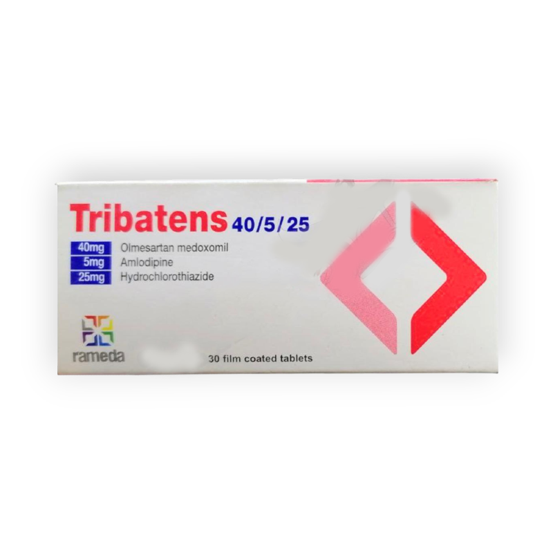 TRIBATENS 40/5/25 MG 30 TABLET
