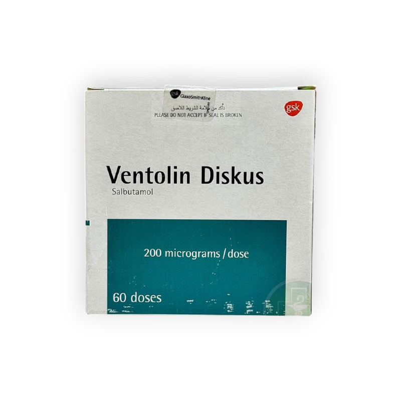 VENTOLIN DISKUS 200 MCG 60 DOSES