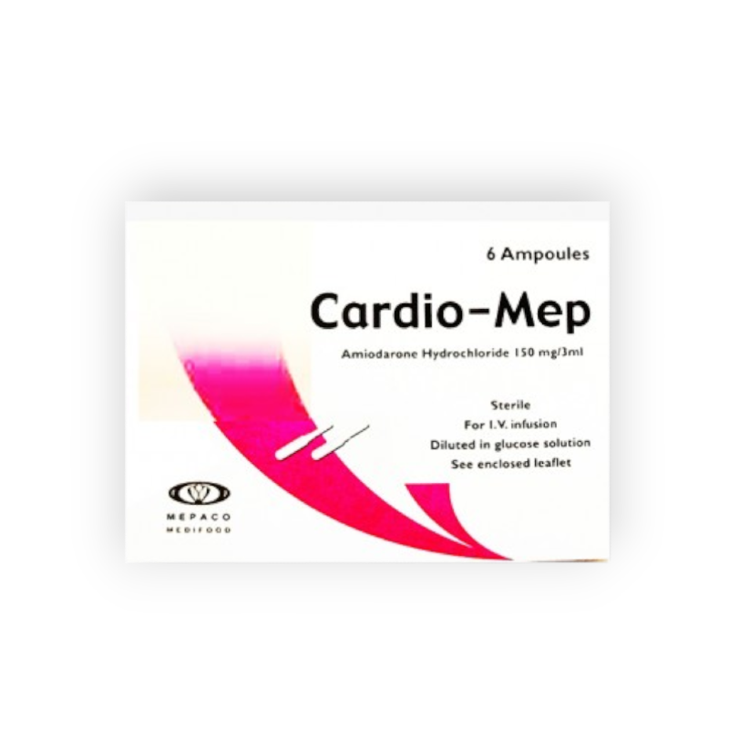 CARDIO MEP 150 MG 6 AMPULES