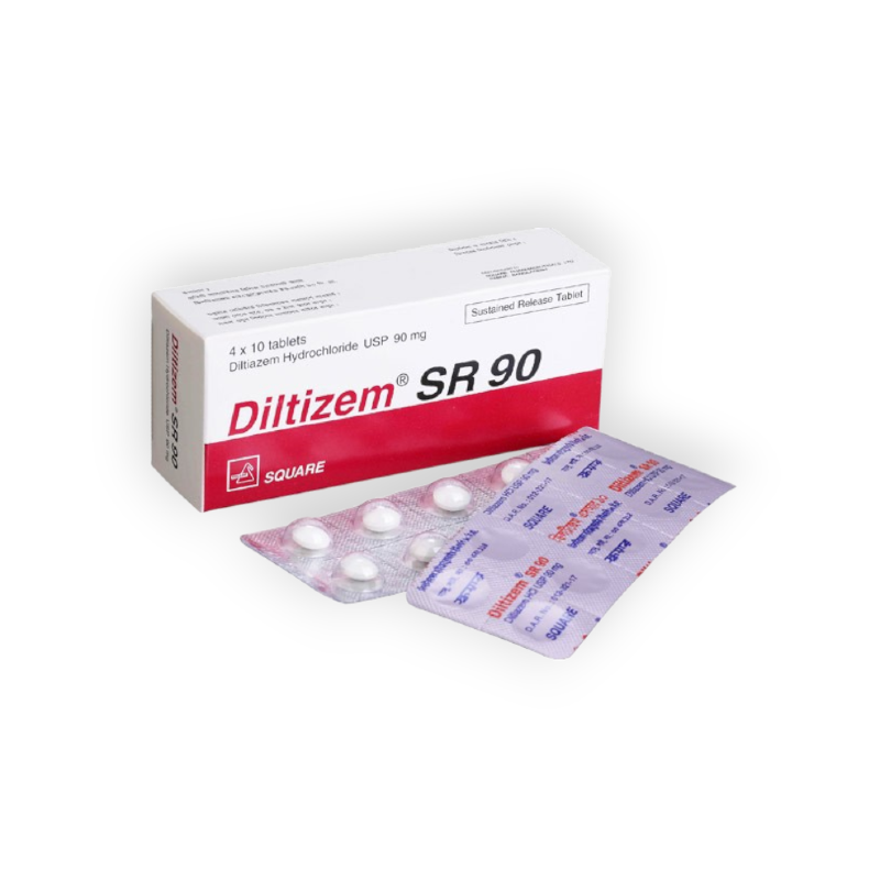 DILTIAZEM S.R 90 MG 10 CAPSULES